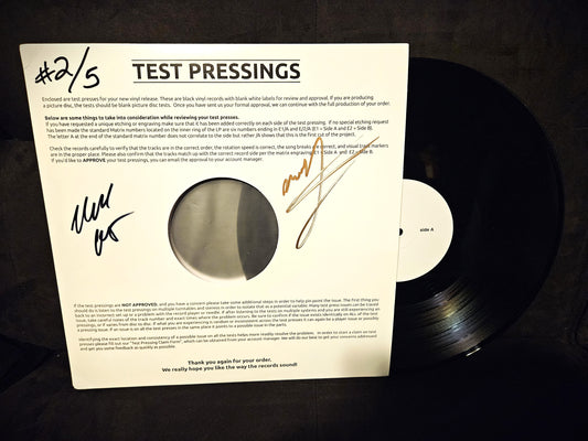 "Down in the Dark" Vinyl Test Pressing